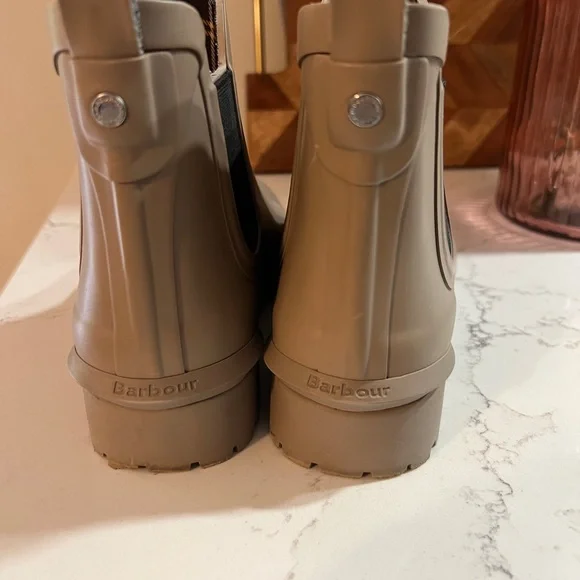 Barbour Tan Chelsea Rain Boots - Picture 2 of 6
